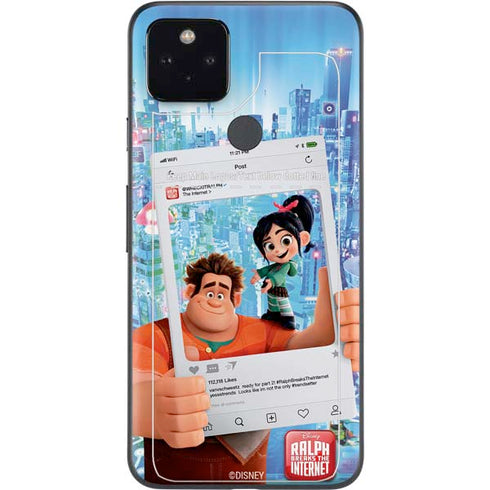 Disney Wreck-it Ralph and Vanellope Instagram Pose Google Pixel 5a Skin